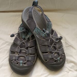 Keen Gray & Teal Newport Sandals, Size 8
